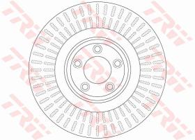 TRW DF6146S - DISCO DE FRENO
