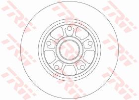 TRW DF6182 - JGO DISCOS DE FRENO