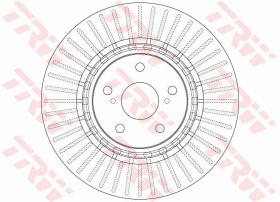 TRW DF6265 - JGO DISCOS DE FRENO