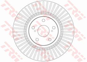 TRW DF6268 - JGO DISCOS DE FRENO