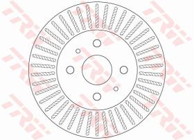 TRW DF6407 - JGO DISCOS DE FRENO