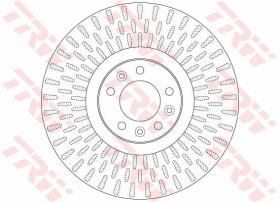 TRW DF6427S - DISCO DE FRENO