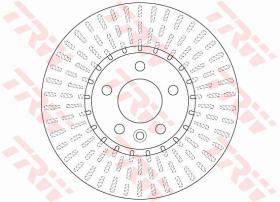 TRW DF6499S - DISCO DE FRENO