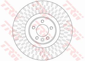 TRW DF6508S - DISCO DE FRENO