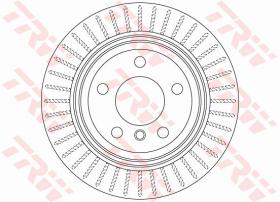 TRW DF6513S - DISCO DE FRENO