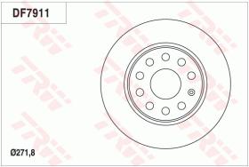 TRW DF7911 - JGO DISCOS DE FRENO