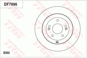 TRW DF7996 - JGO DISCOS DE FRENO