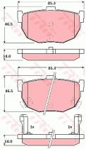 TRW GDB1010 - PASTILLAS DE FRENO