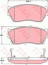 TRW GDB1012 - PASTILLAS DE FRENO