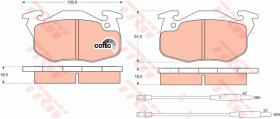 TRW GDB1033 - PASTILLAS DE FRENO