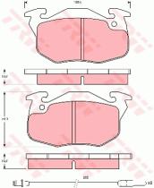 TRW GDB1079 - PASTILLAS DE FRENO