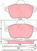 TRW GDB1085 - PASTILLAS DE FRENO