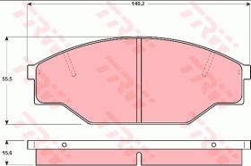 TRW GDB1181 - PASTILLAS DE FRENO