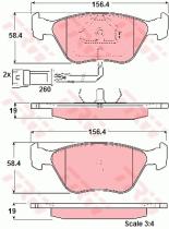 TRW GDB1192 - PASTILLAS DE FRENO