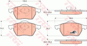 TRW GDB1200 - PASTILLAS DE FRENO