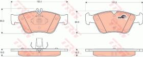 TRW GDB1205 - PASTILLAS DE FRENO