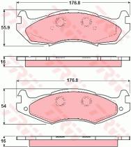 TRW GDB1207 - PASTILLAS DE FRENO