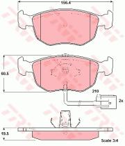 TRW GDB1213 - PASTILLAS DE FRENO