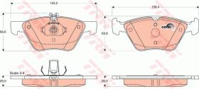 TRW GDB1215 - PASTILLAS DE FRENO