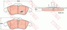 TRW GDB1220 - PASTILLAS DE FRENO