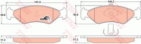 TRW GDB1221 - PASTILLAS DE FRENO