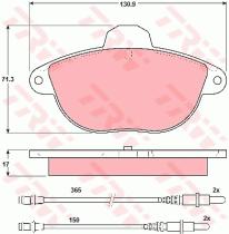 TRW GDB1301 - PASTILLAS DE FRENO