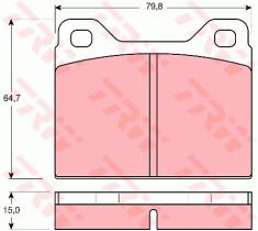 TRW GDB131 - PASTILLAS DE FRENO