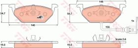 TRW GDB1386 - PASTILLAS DE FRENO