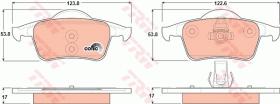 TRW GDB1389 - PASTILLAS DE FRENO