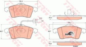 TRW GDB1391 - PASTILLAS DE FRENO