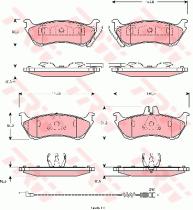 TRW GDB1456 - PASTILLAS DE FRENO