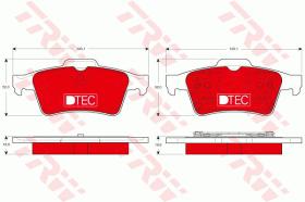 TRW GDB1469DTE - PASTILLAS DE FRENO DTEC