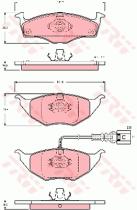 TRW GDB1474 - PASTILLAS DE FRENO