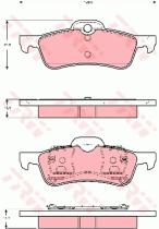 TRW GDB1477 - PASTILLAS DE FRENO