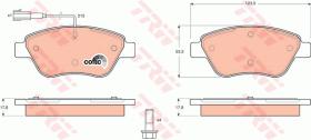 TRW GDB1482 - PASTILLAS DE FRENO