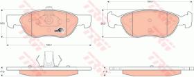 TRW GDB1487 - PASTILLAS DE FRENO