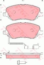 TRW GDB1489 - PASTILLAS DE FRENO