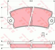 TRW GDB149 - PASTILLAS DE FRENO