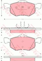 TRW GDB1497 - PASTILLAS DE FRENO