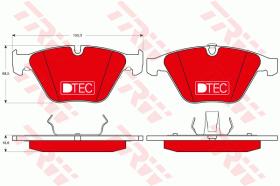 TRW GDB1498DTE - PASTILLAS DE FRENO DTEC