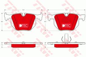 TRW GDB1499DTE - PASTILLAS DE FRENO DTEC