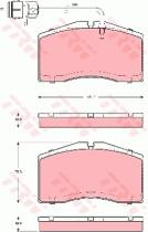 TRW GDB1506 - PASTILLAS DE FRENO