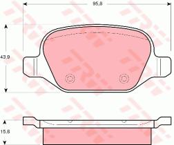 TRW GDB1520 - PASTILLAS DE FRENO