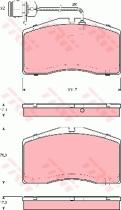 TRW GDB1523 - PASTILLAS DE FRENO