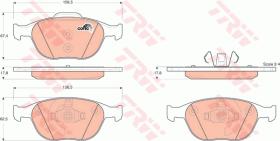 TRW GDB1532 - PASTILLAS DE FRENO