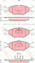 TRW GDB1533 - PASTILLAS DE FRENO