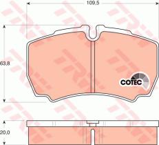 TRW GDB1535 - PASTILLAS DE FRENO