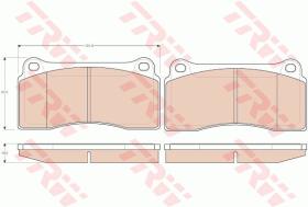 TRW GDB1536 - PASTILLAS DE FRENO