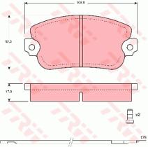 TRW GDB154 - PASTILLAS DE FRENO