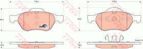 TRW GDB1540 - PASTILLAS DE FRENO